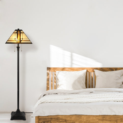 Rustic / Lodge Floor Lamps You'll Love Wayfair